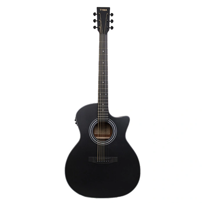 TYMA HG-60BK-E ELECTRO-ACOUSTIC GUITAR WITH FISHMAN SONITONE GT2