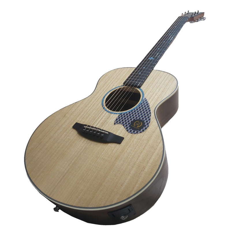 TYMA TS-5P TOP SOLID GUITAR WITH BAG,EQ FISHMAN SONITONE GT2