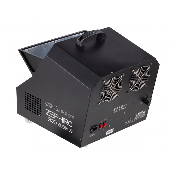 CENTOLIGHT ZEPHIRO BUBBLE 300 PROFESSIONAL TWO-WHEELED BUBBLE MACHINE WITH WIRELESS CONTROL