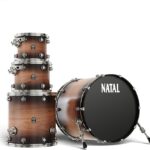 Natal KWN-UF22-BNB1 Walnut Originals  SNARE S-WN-S455-BNB, no hardware