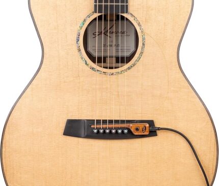 KNA SG-2 PORTABLE PIEZO PICKUP WITH VOLUME CONTROL FOR STEEL-STRING GUITAR