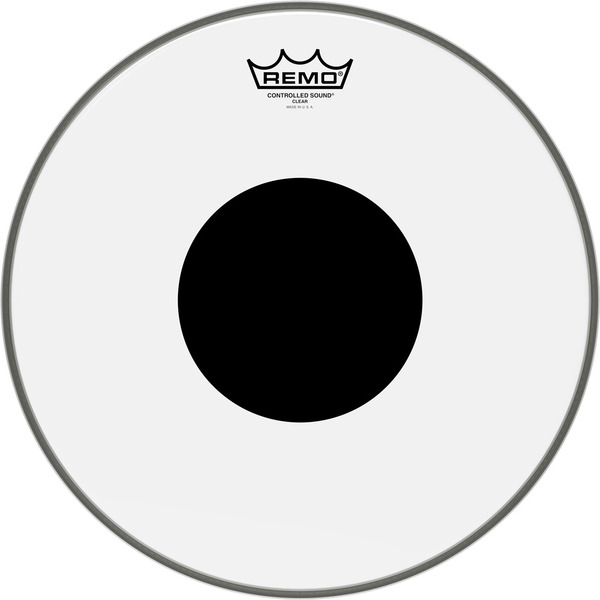 REMO CS-0314-10- CS CONTROLLED SOUND BLACK DOT 14 DRUMHEAD