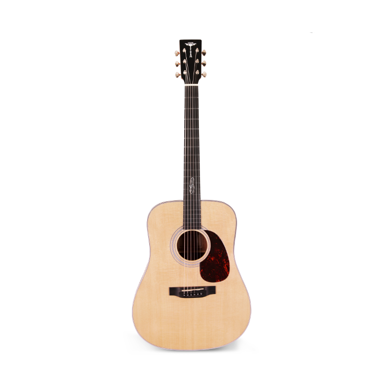 TYMA TD-15 EL/ACOUSTIC GUITAR,EQ FISHMAN MATRIX INFINITY MIC BLEND,with case