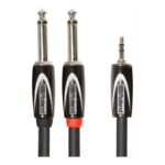 Roland Professional RCC-5-3528V2 5ft / 1.5m INTERCONNECT CABLE, 3.5mm TRS-Dual 1/4, Y Cable