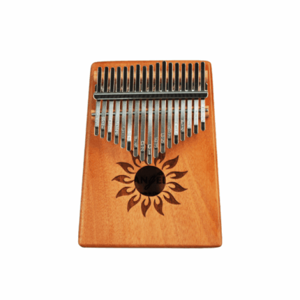 ANGEL ARK-B-SUN MAHOGANY BEVEL CUT BODY KALIMBA 17 NOTES - SUN DESIGN