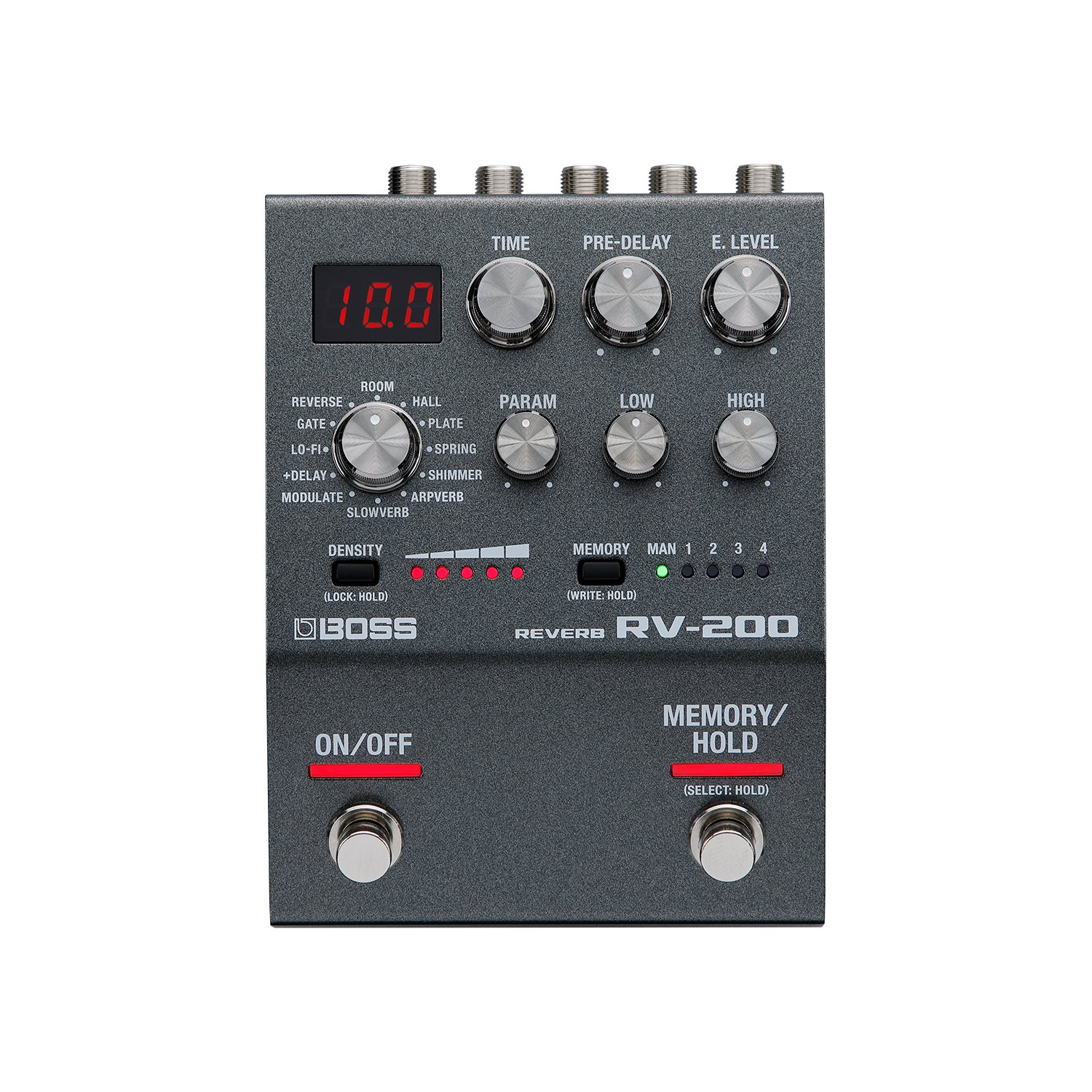 Boss RV-200 Reverb Effect Pedal for Electric Guitar Boss RV-200 Reverb Effect Pedal for Electric Guitar