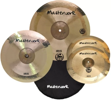 MASTERWORK IRIS CYMBAL SET inc.bag , 14HH, 16CR, 20RI