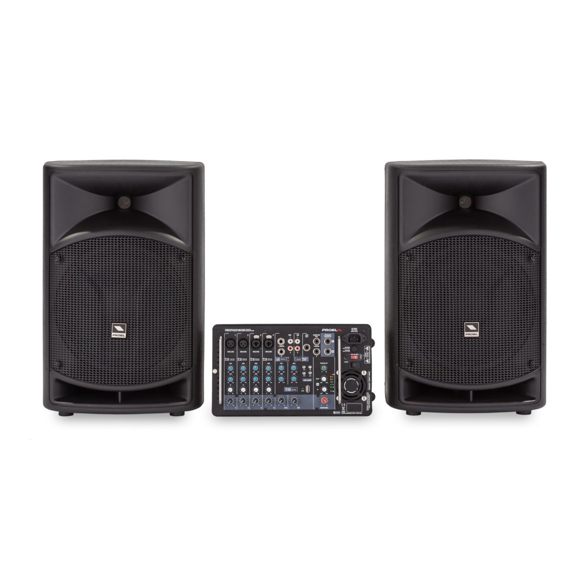 PROEL FREEPASS10 USB All-in-one Stereo Audio System PROEL FREEPASS10 USB All-in-one Stereo Audio System