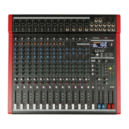 PROEL MQ1642X 16-input mixer with effect and USB PLAYER BLUETOOTH