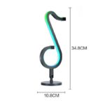 LED MUSICAL NOTE RGB LAMP 20W BLACK