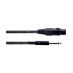CORDIAL EM5FP XLR FEMALE microphone directly to a mono input 6.3