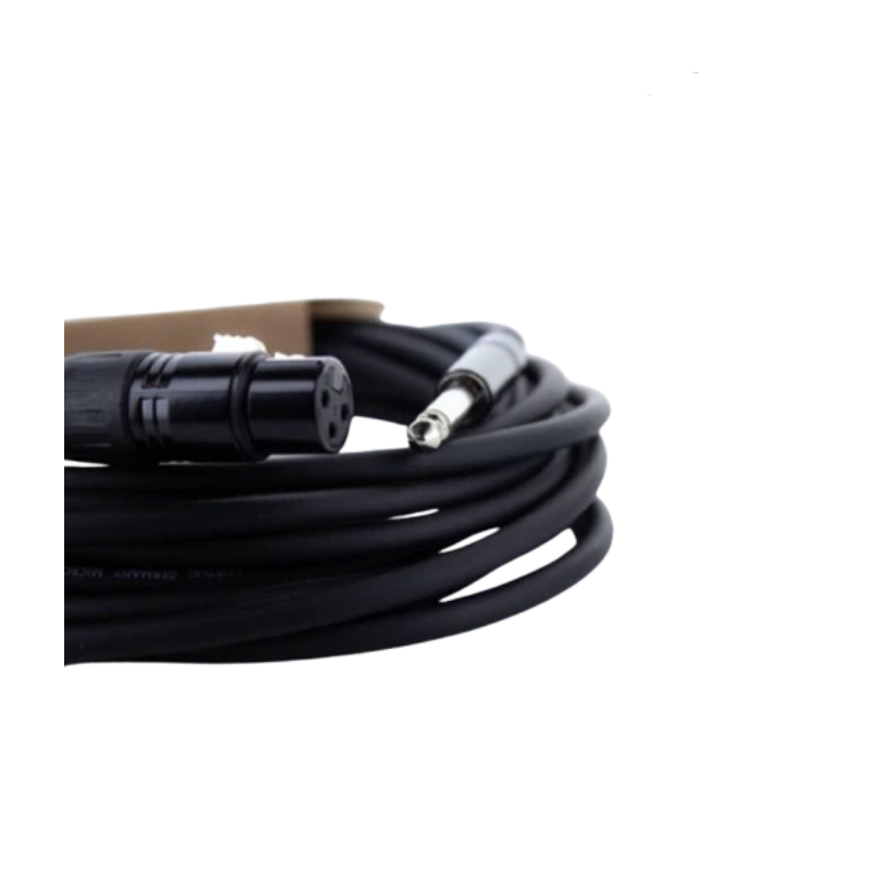 CORDIAL EM5FP XLR FEMALE microphone directly to a mono input 6.3