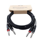 CORDIAL EU 3 PP  2X  6.3 mm mono jack inputs