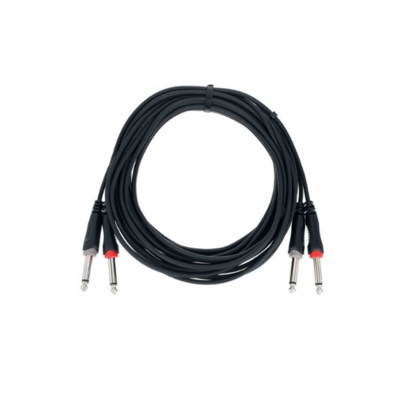 CORDIAL EU 6 PP  2X  6.3 mm mono jack inputs