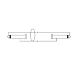 CORDIAL EU 6 PP  2X  6.3 mm mono jack inputs