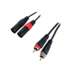 CORDIAL EU 6 MC 2 mono XLR outputs to 2 RCA inputs