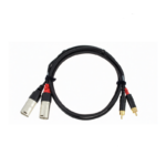 CORDIAL CFU1.5MC Twin cable xlr male to cinch/RCA 1.5m LONG