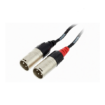 CORDIAL CFU1.5MC Twin cable xlr male to cinch/RCA 1.5m LONG