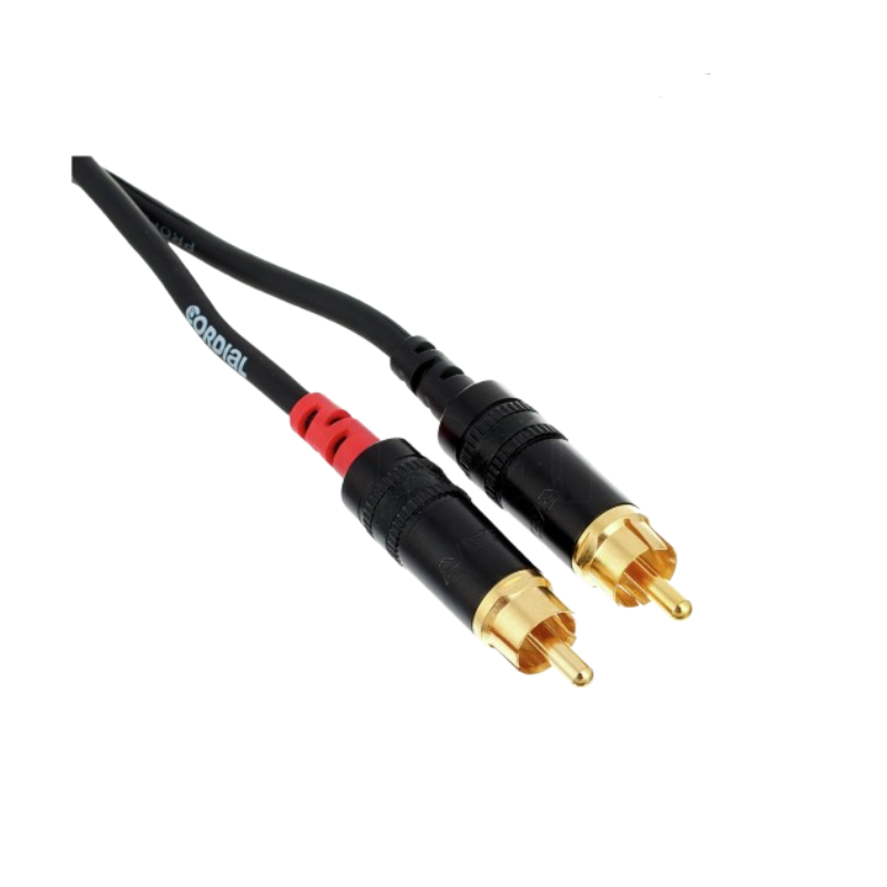 CORDIAL CFU 6 MC Twin cable xlr male to cinch/RCA 6 meters long