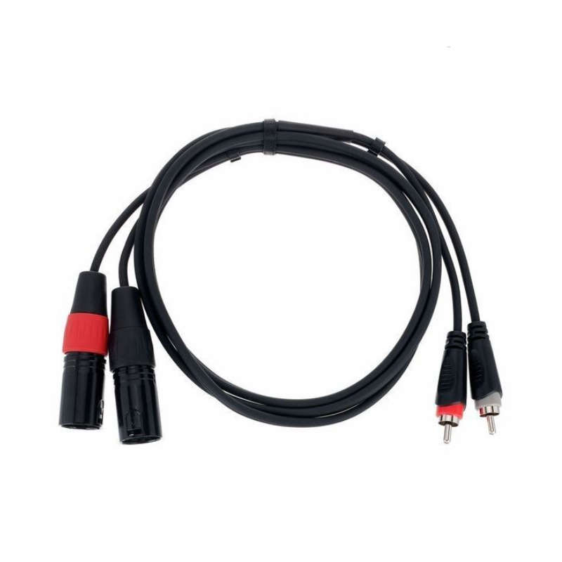 CORDIAL EU 1,5 MC 2 mono XLR outputs to 2 RCA inputs