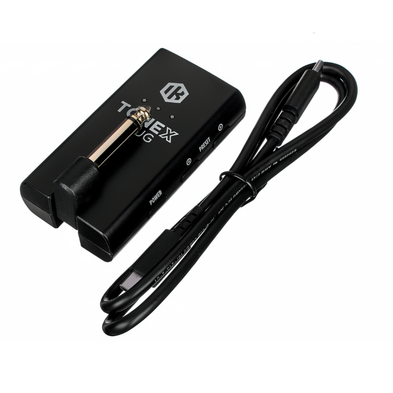 IK Multimedia ToneX Plug Pouch Bundle Headphone Amplifier for Guitar and Bass