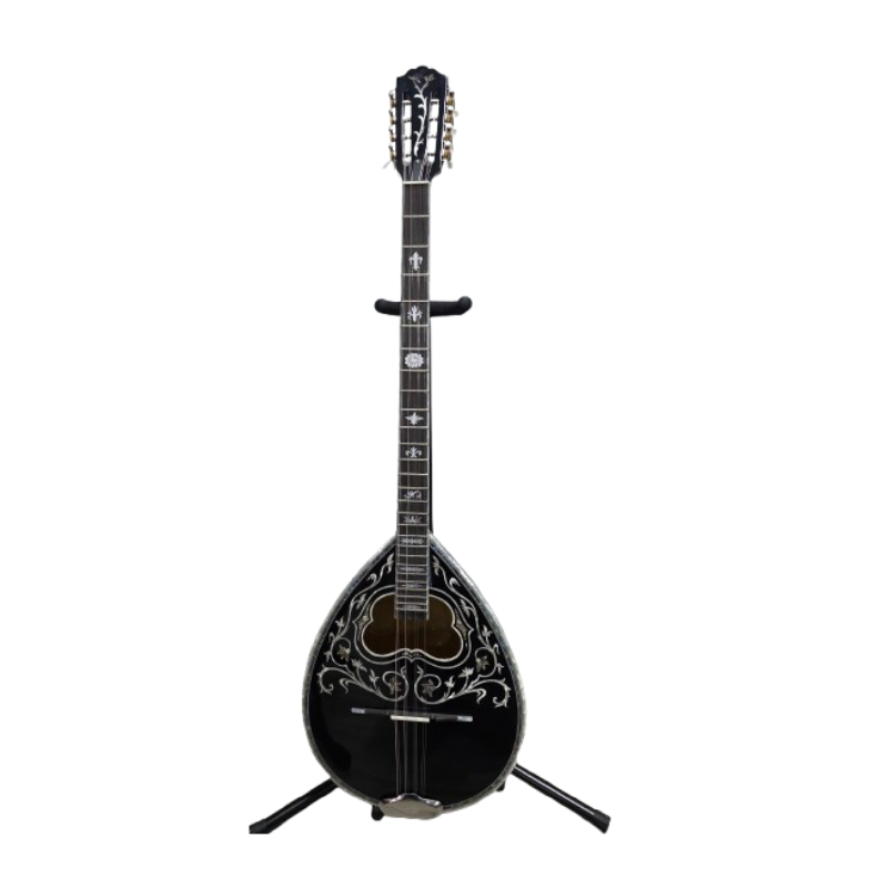 BOUZOUKI NO.19 BLACK COLOR hand made in Greece-VAMVAKAS