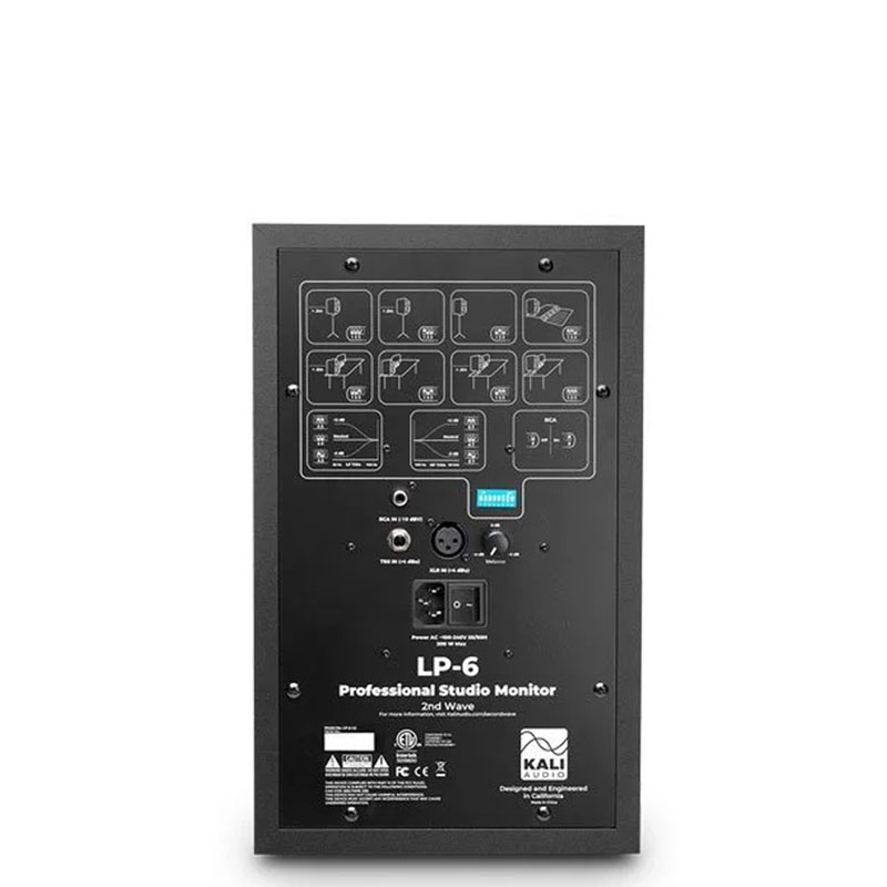 Kali Audio LP-6G 2nd Wave Grey 6.5 Near Field Studio Monitor