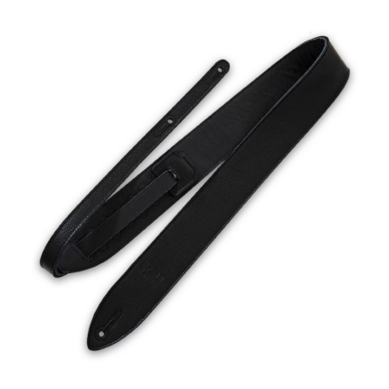 ESP 2” high-quality Garment BLACK Leather STRAP