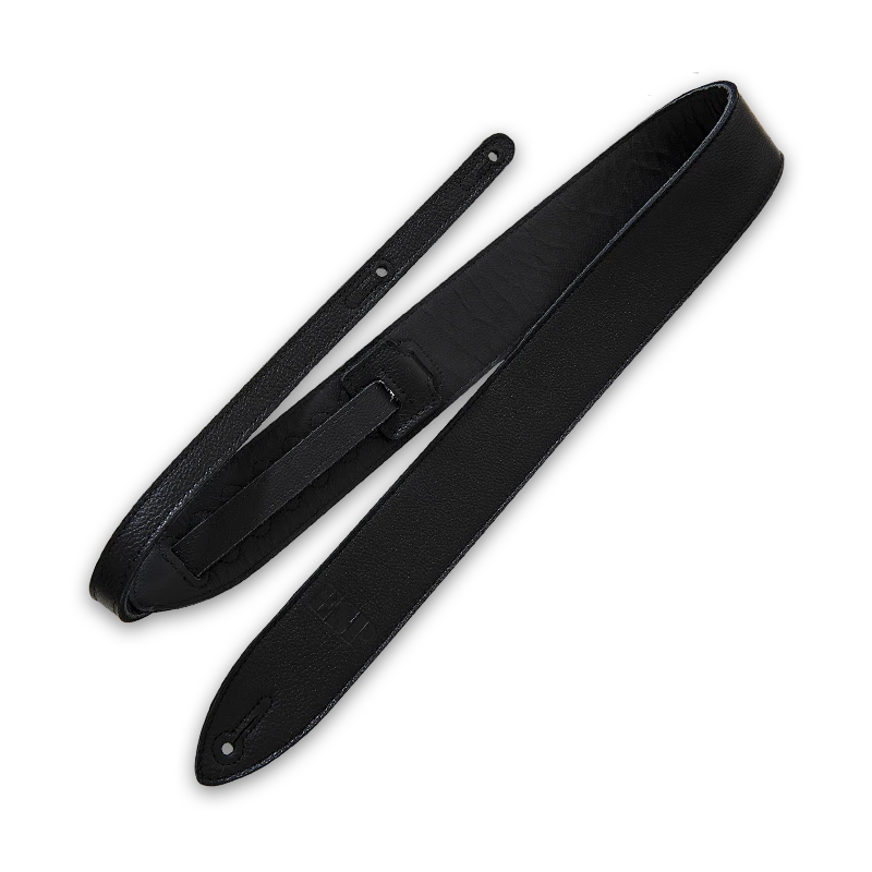 ESP 2” high-quality Garment BLACK Leather STRAP