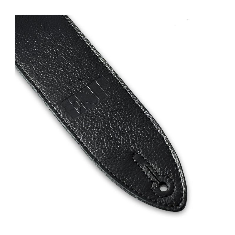 ESP 2” high-quality Garment BLACK Leather STRAP