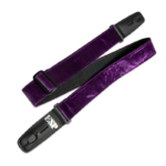 ESP Lock-It® 2 - PURPLE Crushed Velvet black poly backing STRAP