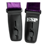 ESP Lock-It® 2 - PURPLE Crushed Velvet black poly backing STRAP