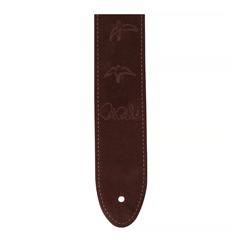 PRS Reversible Garment Leather Suede Guitar Strap - OXBLOOD