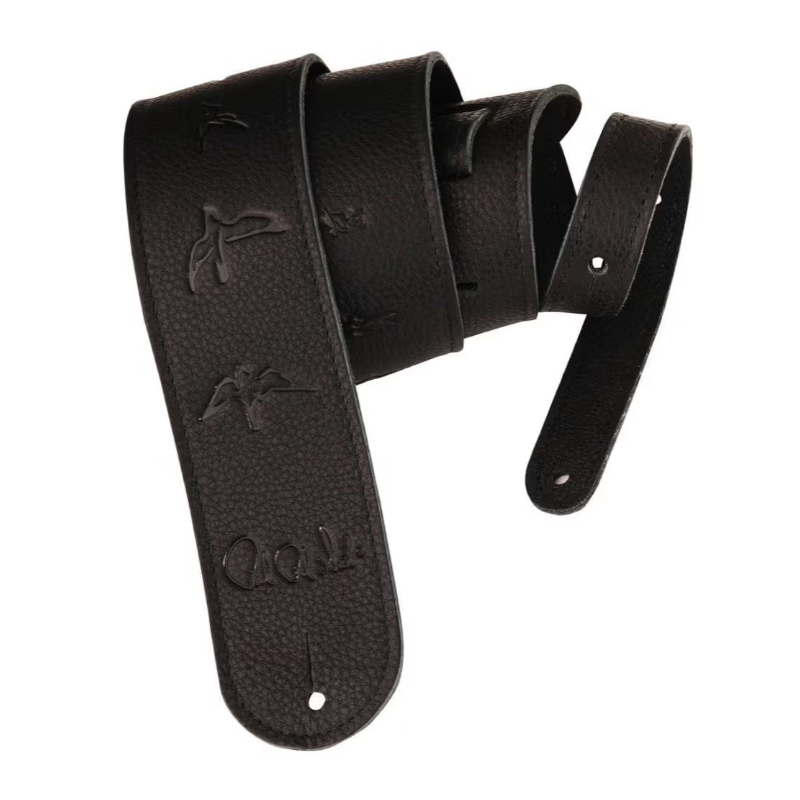 PRS Leather Birds Guitar Strap - Black