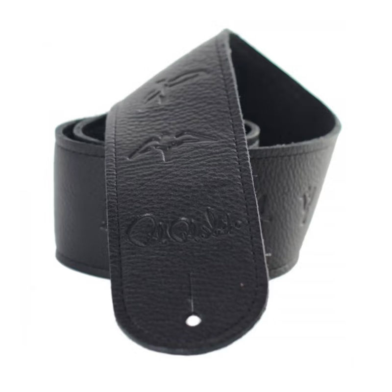 PRS Leather Birds Guitar Strap - Black