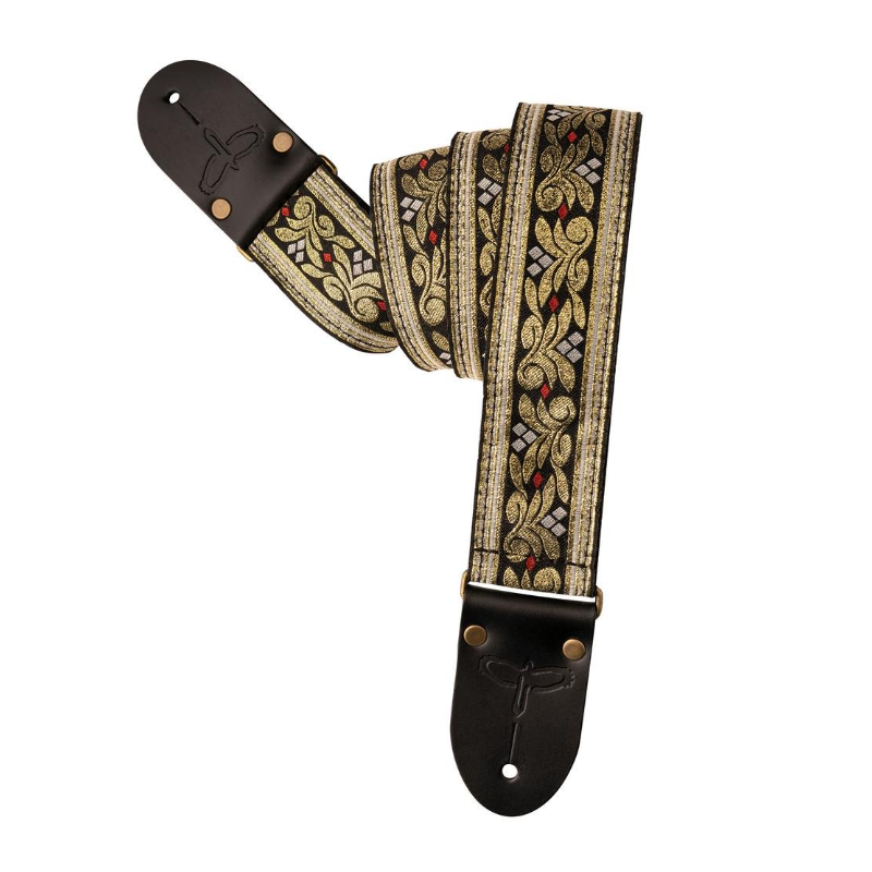PRS Deluxe Retro Jacquard Guitar Strap, 2 RED