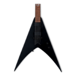 ESP-LTD HEX-200 Black Satin V-shaped body ELECTRIC GUITAR