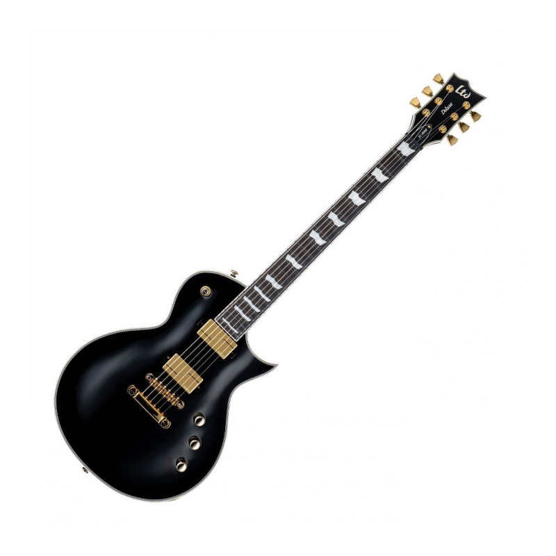 ESP-LTD EC-1000 BLACK/ Fishman Fluence Modern/GOLD Hardware ELECTRIC GUITAR