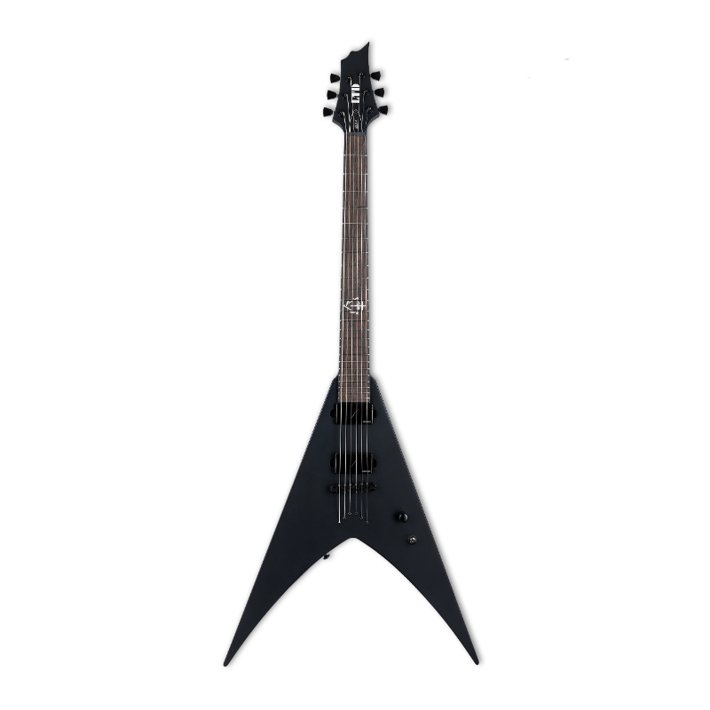 ESP-LTD HEX-6-Black Satin /V-shaped body/ Fishman Fluence Modern/ ELECTRIC GUITAR