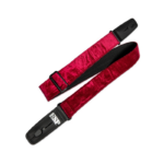 ESP Lock-It® 2 - RED Crushed Velvet black poly backing STRAP