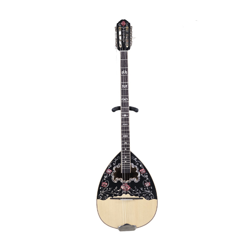 BOUZOUKI  WALNUT NO.4,ROSE ,  8 STRINGS  HAND MADE IN GREECE, SPRUCE TOP