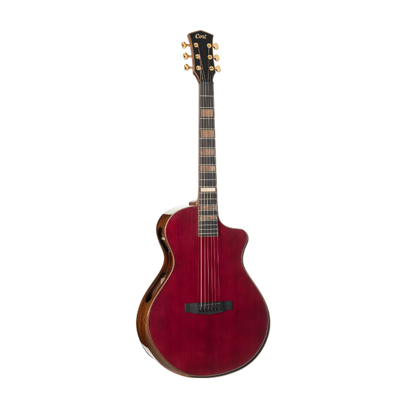 CORT Modern BURGUNDY EL/ACOU GUITAR ,Trans Burgundy COLOUR Fishman® Matrix Infinity VT