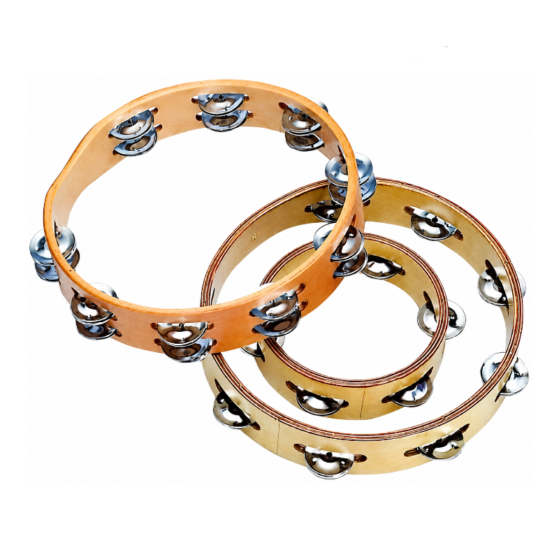 PEACE RH-1-1210 MAPLE 10 JINGLE TAMBURINE 12in 30cm