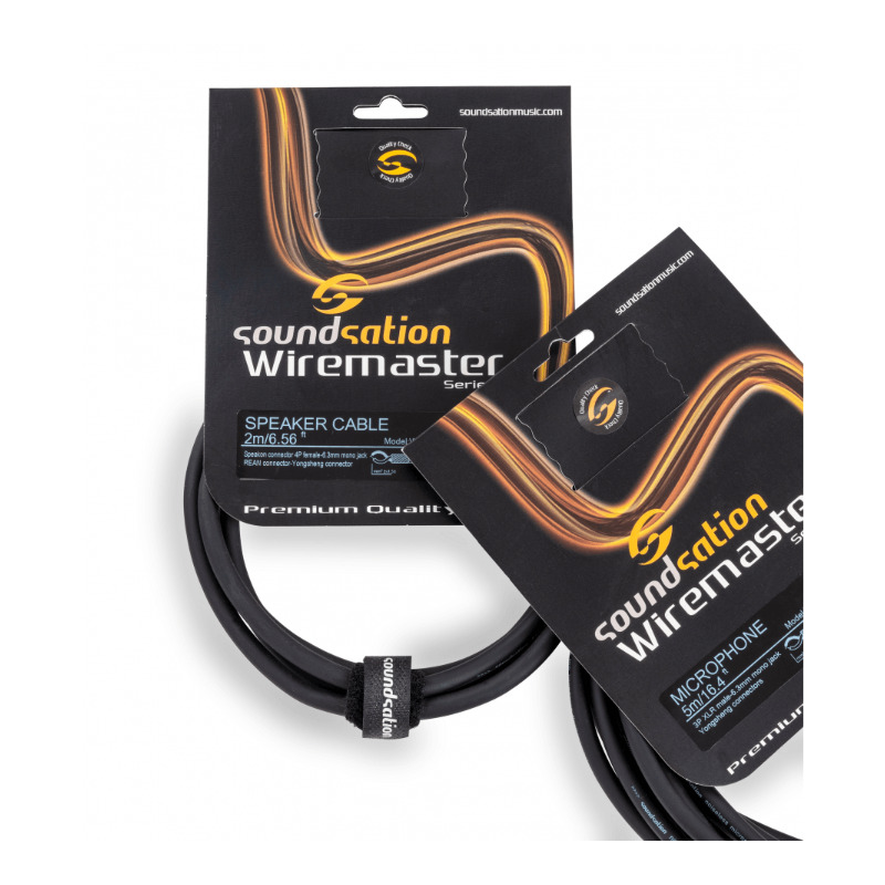 SOUNDSATION WM-MJMJ30 WIREMASTER ADAPTER CABLE MINI JACK STEREO 3.5 - MINI JACK STEREO 3.5 / 3 MT