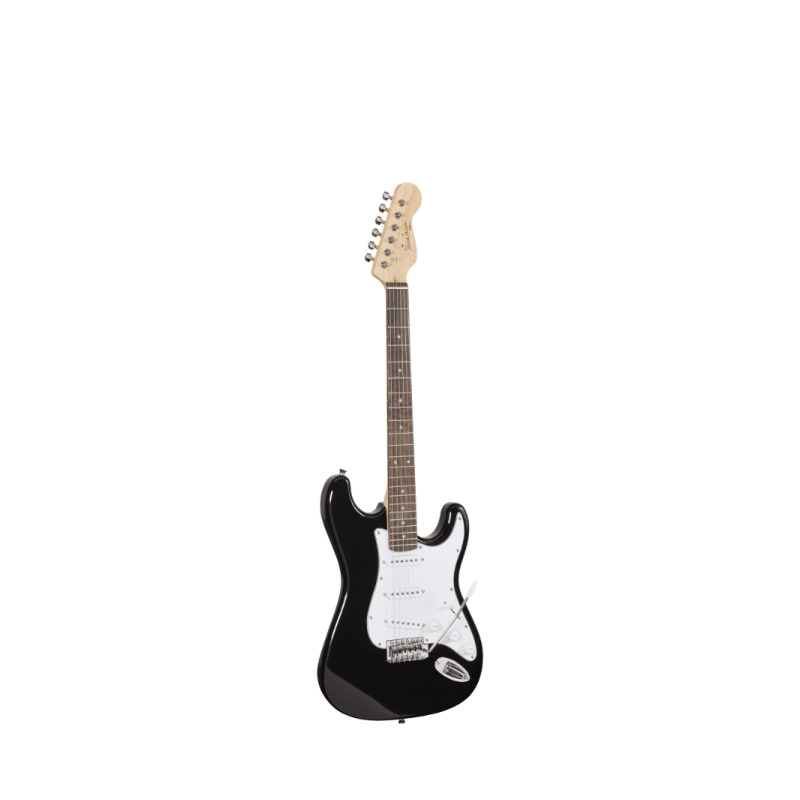 SOUNDSATION RIDER-STD-S BK DOUBLE CUTAWAY ELECTRIC GUITAR WITH 3 SINGLE COILS