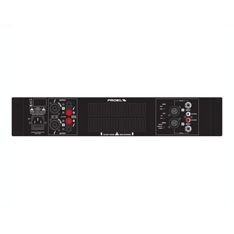HPX900 POWER AMPLIFIER 2X300W ,2 U PROEL