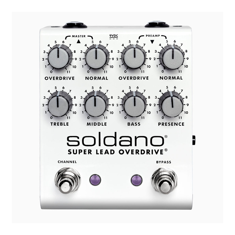 Soldano SLO Plus Overdrive pedal crunch and high-gain