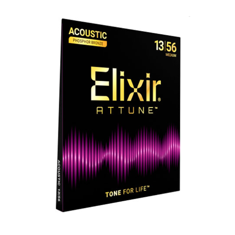 Elixir Attune 13/56 Phosphor Bronze Set of Strings for Acoustic Guitar 21102 Elixir Attune 13/56 Phosphor Bronze Set of Strings for Acoustic Guitar 21102