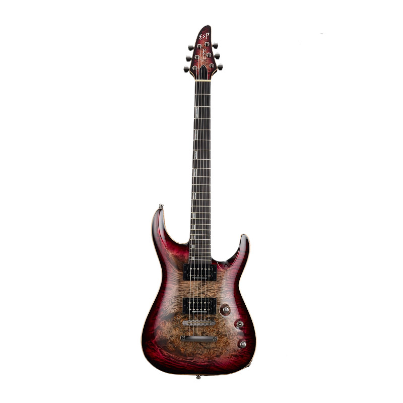 ESP HORIZON NT CTM See Thru Red Burst made in Japan , electric guitar