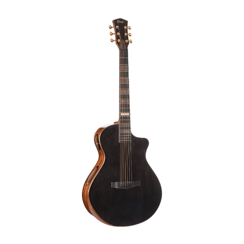 CORT Modern BURGUNDY Black EL/ACOU GUITAR ,Fishman® Matrix Infinity VT